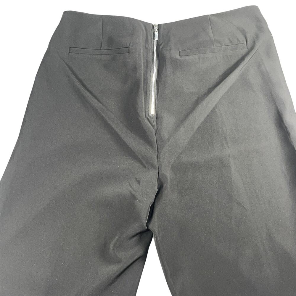 New York & Co Wide Leg Pants Trouser Slacks Black Size 14 NWT Stretch Clean Girl